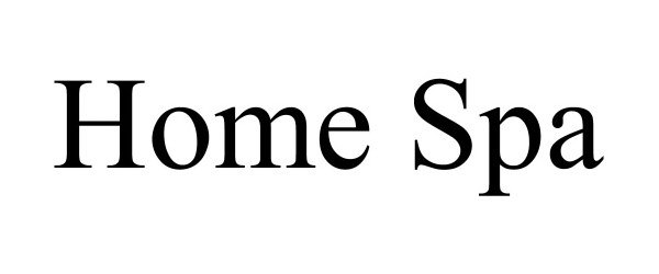Trademark Logo HOME SPA