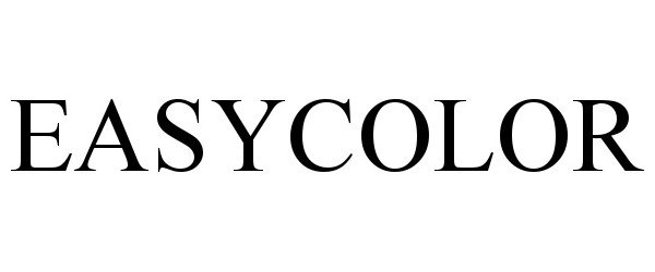 Trademark Logo EASYCOLOR