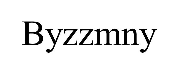 Trademark Logo BYZZMNY