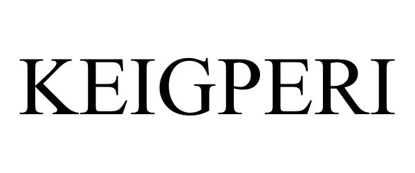Trademark Logo KEIGPERI