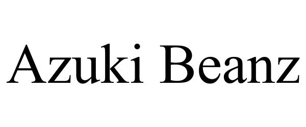 Trademark Logo AZUKI BEANZ