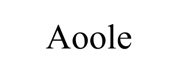 Trademark Logo AOOLE