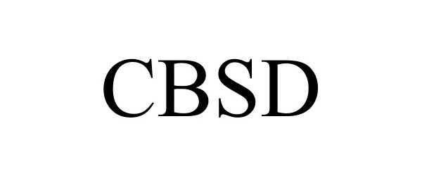 Trademark Logo CBSD
