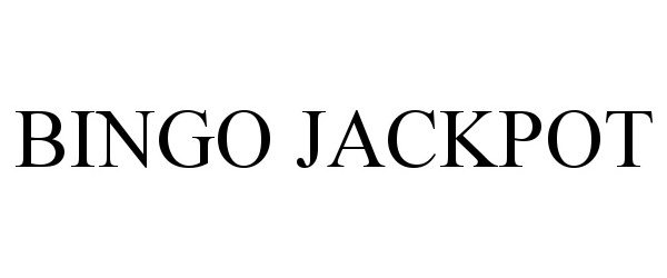 Trademark Logo BINGO JACKPOT