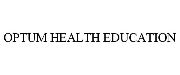  OPTUM HEALTH EDUCATION