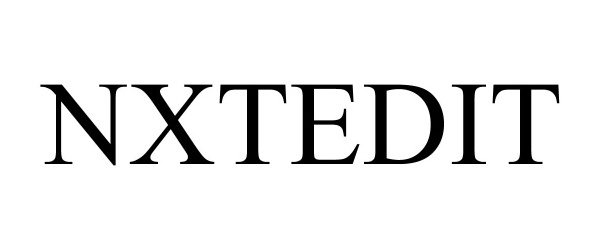 Trademark Logo NXTEDIT