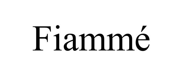 Trademark Logo FIAMMÉ