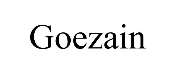Trademark Logo GOEZAIN