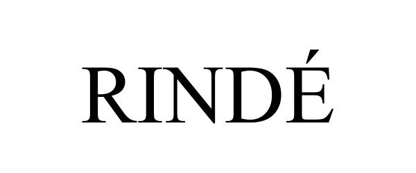 Trademark Logo RINDÉ
