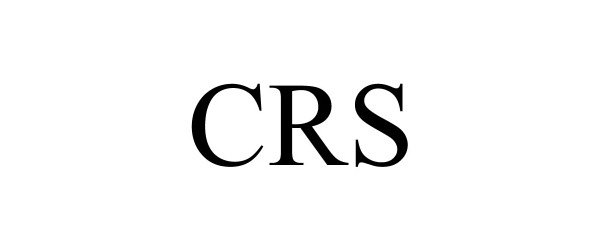 Trademark Logo CRS