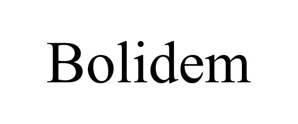 Trademark Logo BOLIDEM