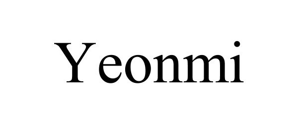 Trademark Logo YEONMI