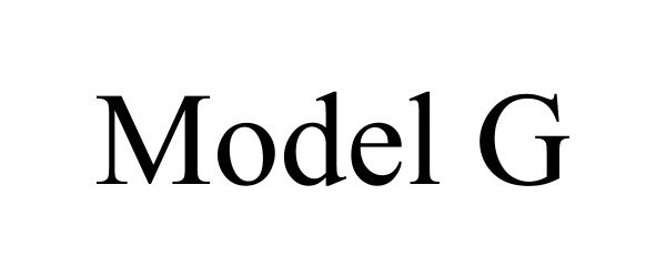 Trademark Logo MODEL G