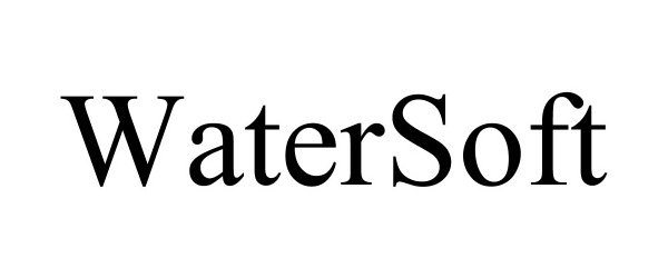 Trademark Logo WATERSOFT