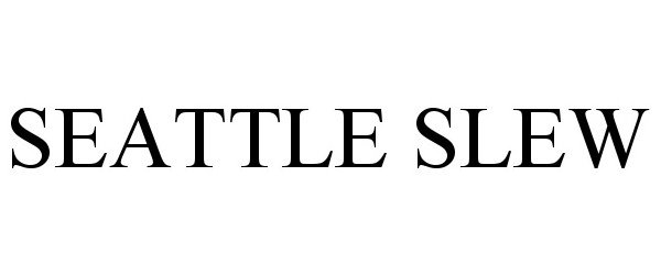 Trademark Logo SEATTLE SLEW