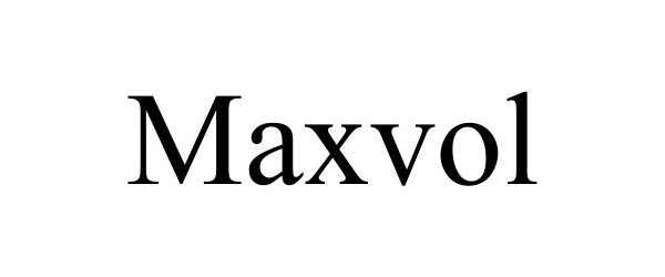 Trademark Logo MAXVOL
