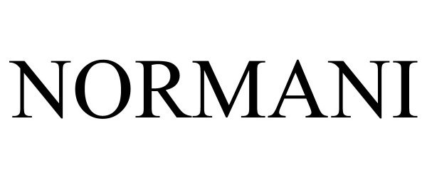 Trademark Logo NORMANI