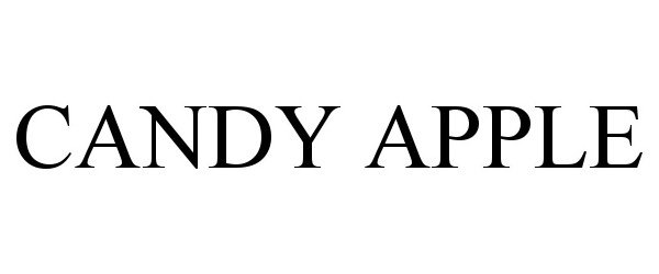 Trademark Logo CANDY APPLE