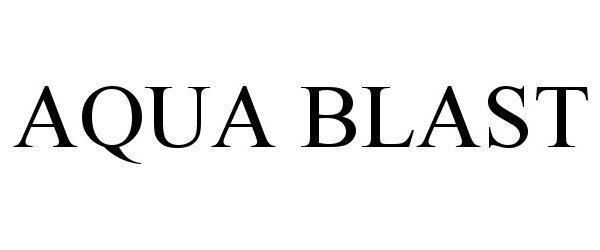 Trademark Logo AQUA BLAST