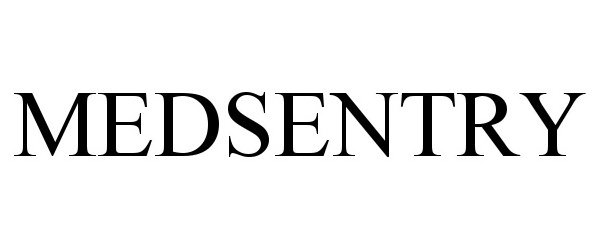 Trademark Logo MEDSENTRY