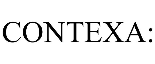 Trademark Logo CONTEXA: