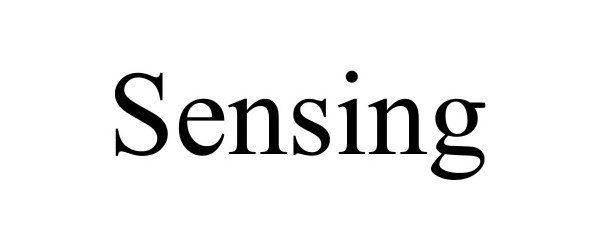 Trademark Logo SENSING