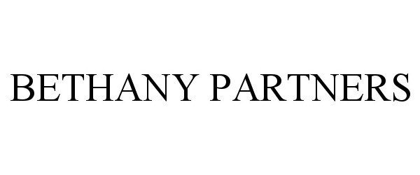 Trademark Logo BETHANY PARTNERS