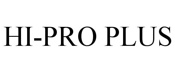 Trademark Logo HI-PRO PLUS