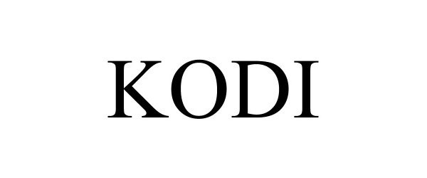 Trademark Logo KODI