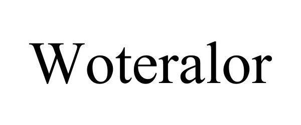Trademark Logo WOTERALOR