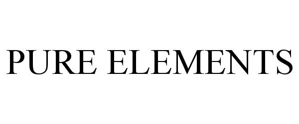 Trademark Logo PURE ELEMENTS