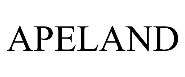 Trademark Logo APELAND