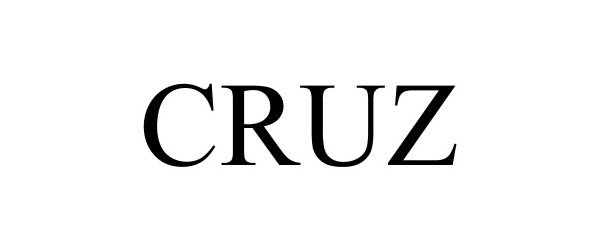 Trademark Logo CRUZ