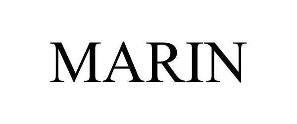 Trademark Logo MARIN