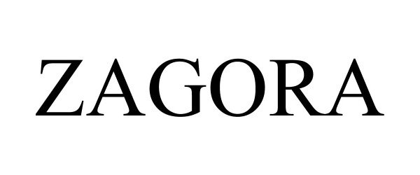 Trademark Logo ZAGORA