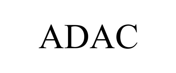 Trademark Logo ADAC