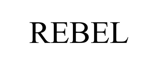 Trademark Logo REBEL