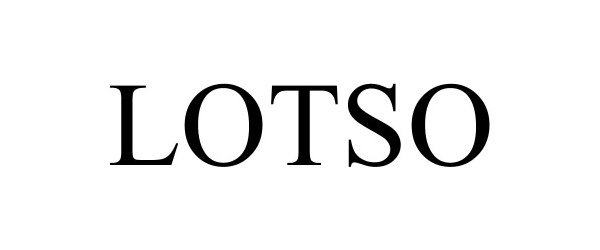 Trademark Logo LOTSO