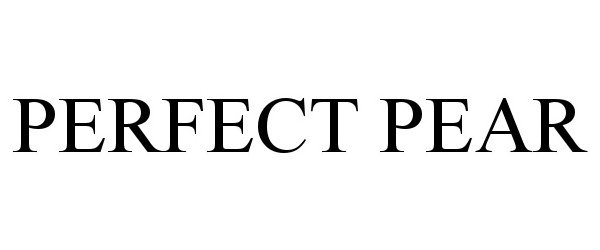 Trademark Logo PERFECT PEAR