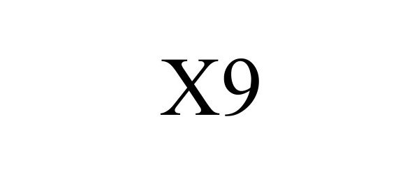  X9