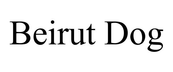 Trademark Logo BEIRUT DOG