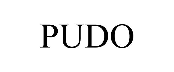 Trademark Logo PUDO