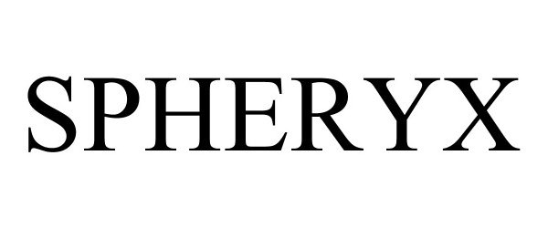 Trademark Logo SPHERYX