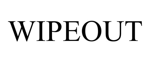 Trademark Logo WIPEOUT