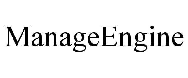 Trademark Logo MANAGEENGINE
