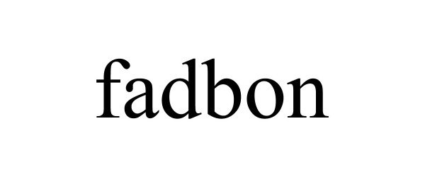 Trademark Logo FADBON