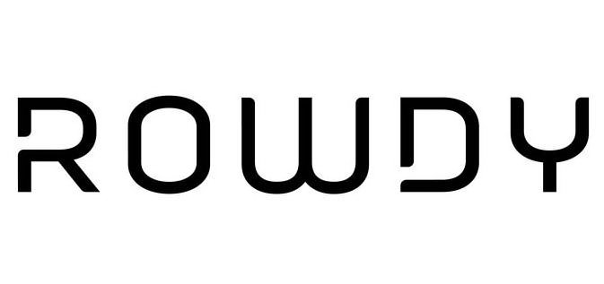 Trademark Logo ROWDY