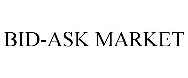 Trademark Logo BID-ASK MARKET