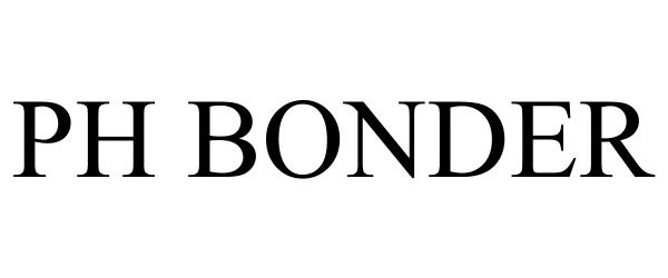 Trademark Logo PH BONDER