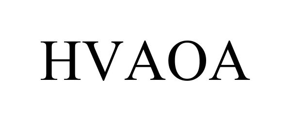 Trademark Logo HVAOA